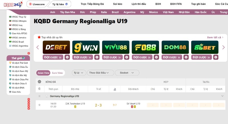 Germany Regionalliga U19
